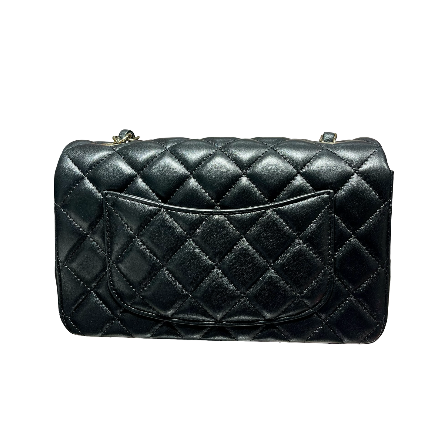CHANEL CF 20 BLACK LAMBSKIN GHW [3000611]