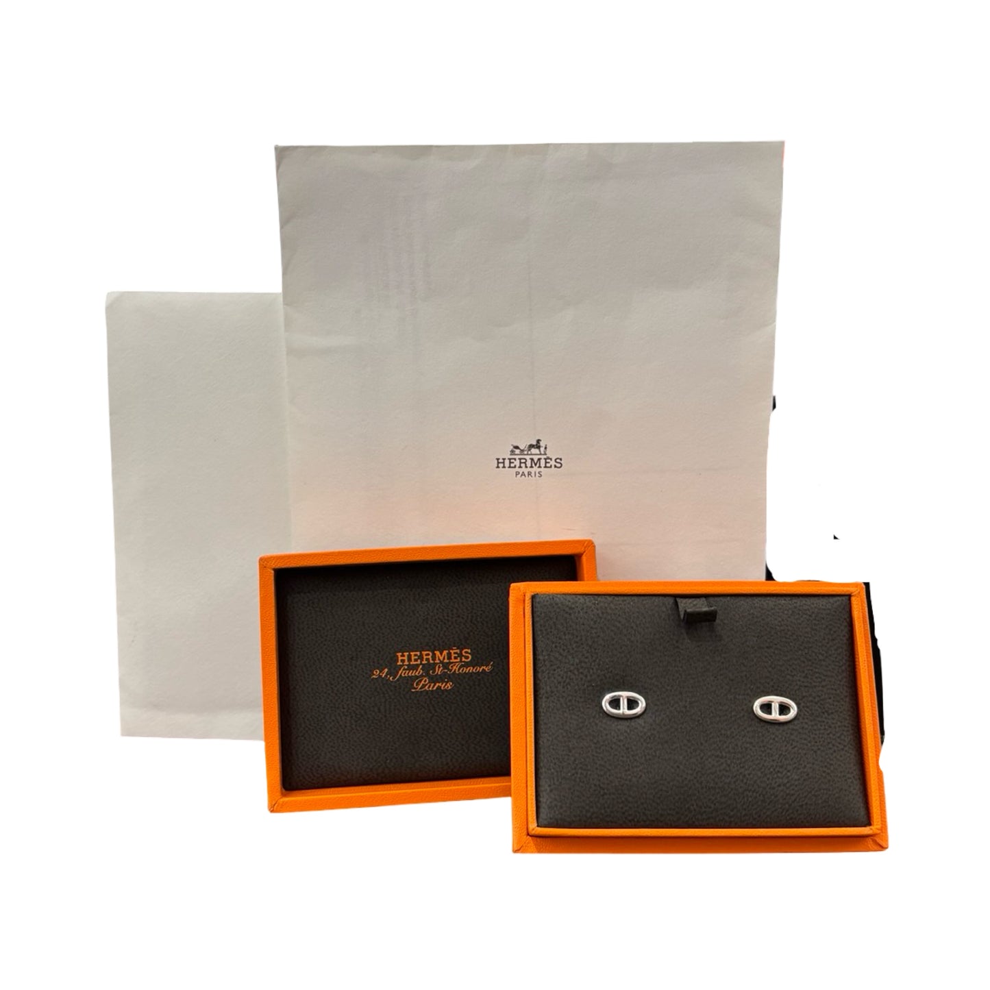 HERMES  FARANDOLE 925 EARRINGS [3000024]