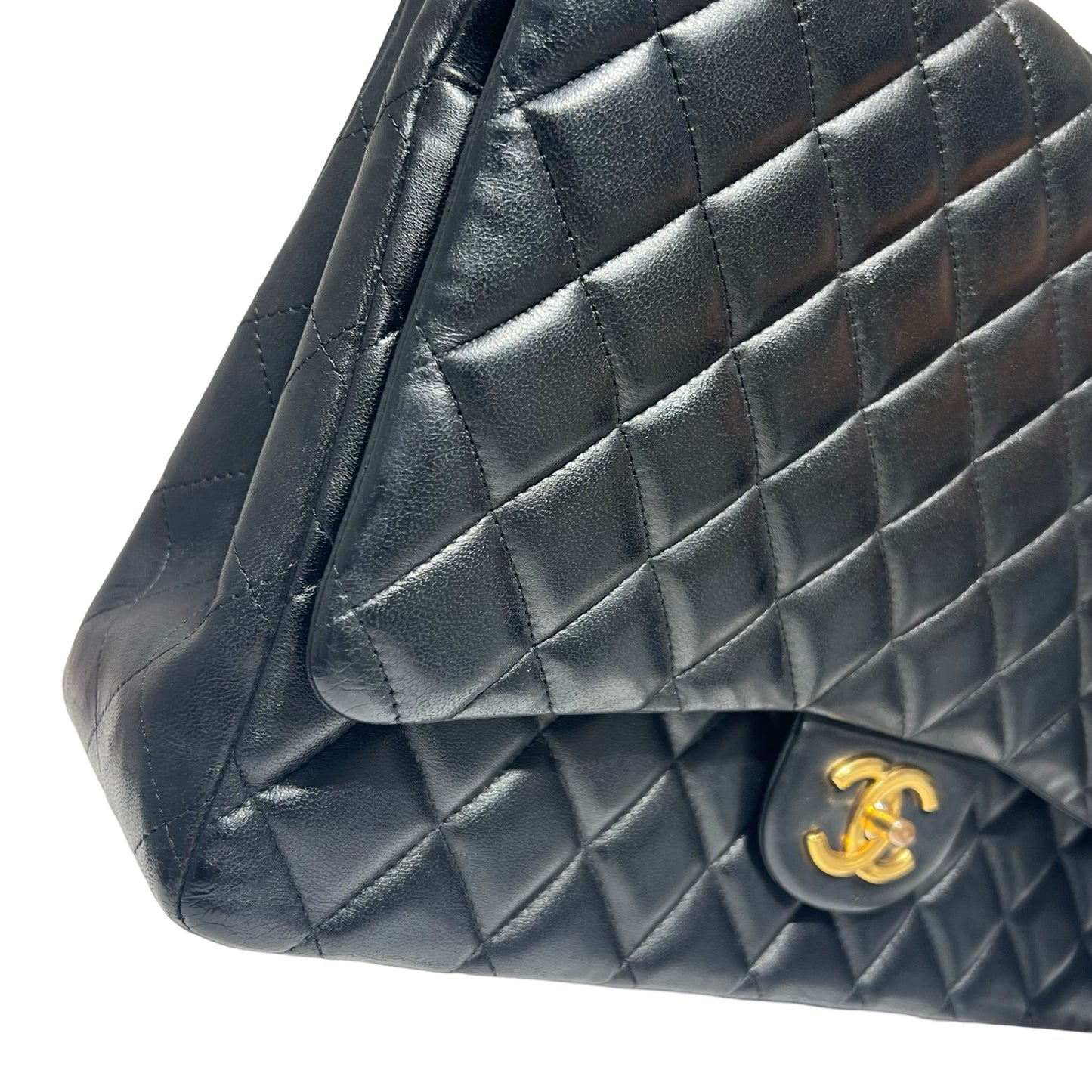 Matelasse Quilted Lambskin Maxi Jumbo Two Way Shoulder Bag [101537]