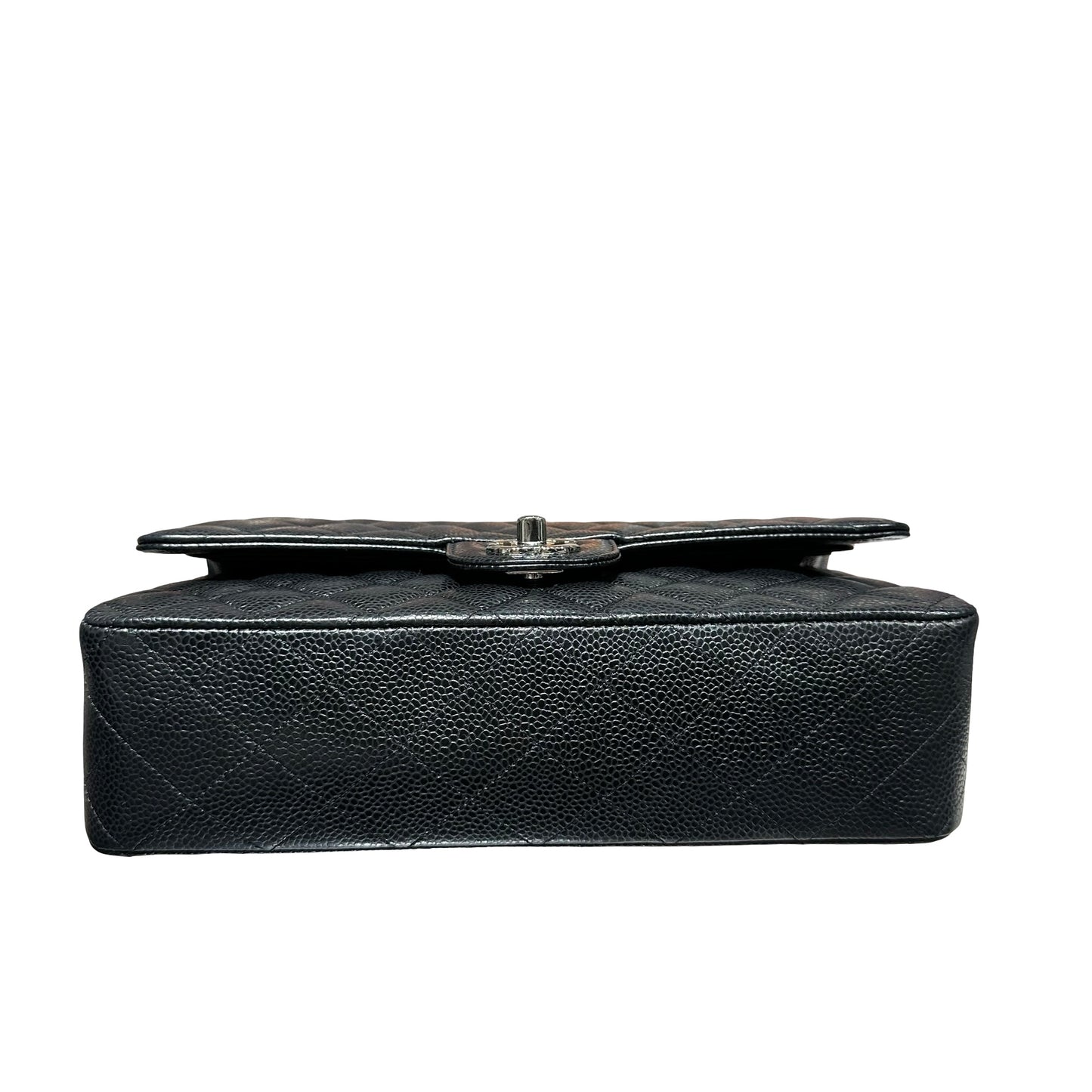 CHANEL CF25 BLACK CAVIAR PHW [3000608]