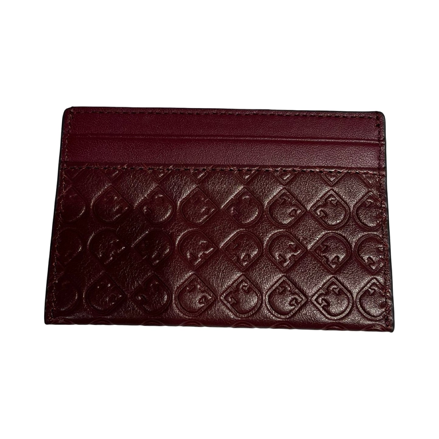 FURLA RED LEATHER CARD CASE [3000656]