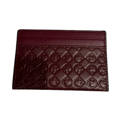 FURLA RED LEATHER CARD CASE [3000656]