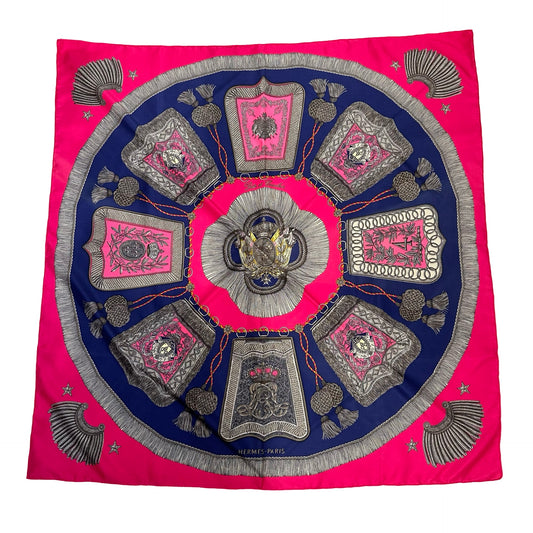 Silk Poste Et Cavalerie Silk Scarf Scarf [100221]