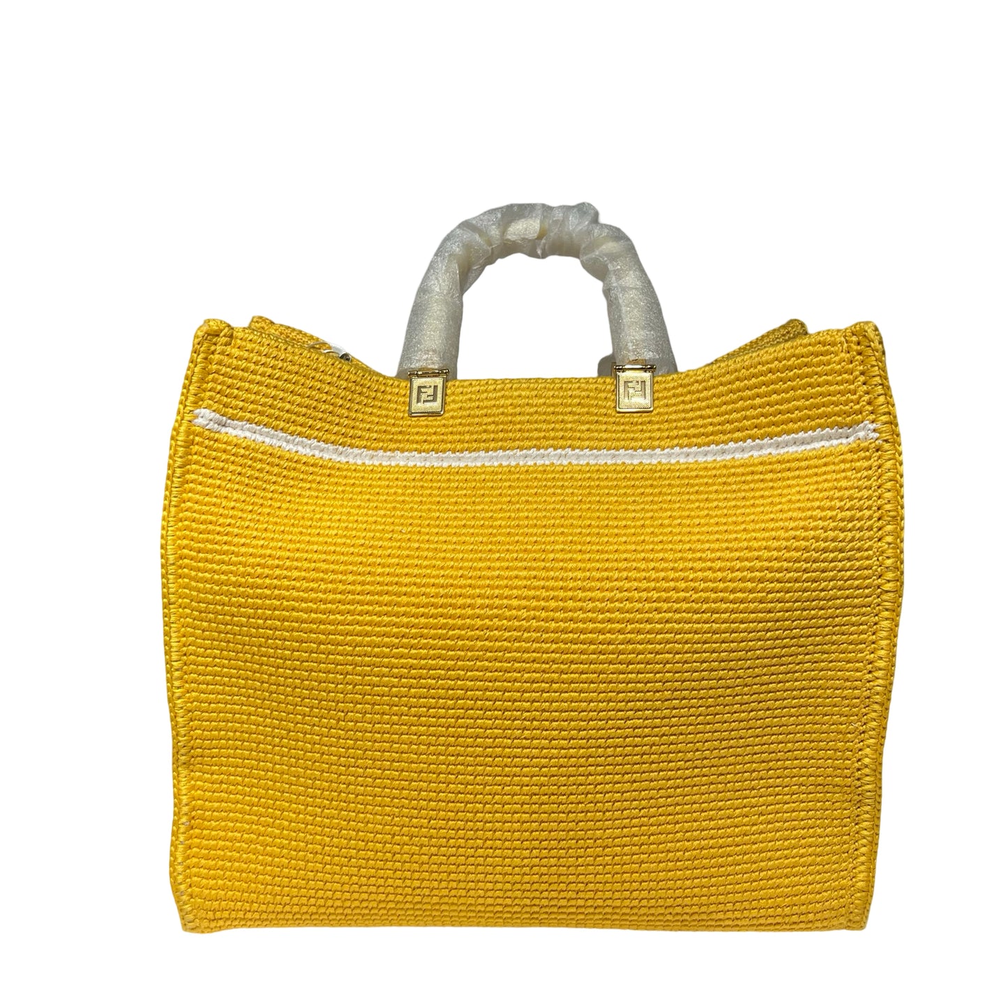 Cotton Sunshine Shopper Tote Two Way Shoulder Bag [101225]