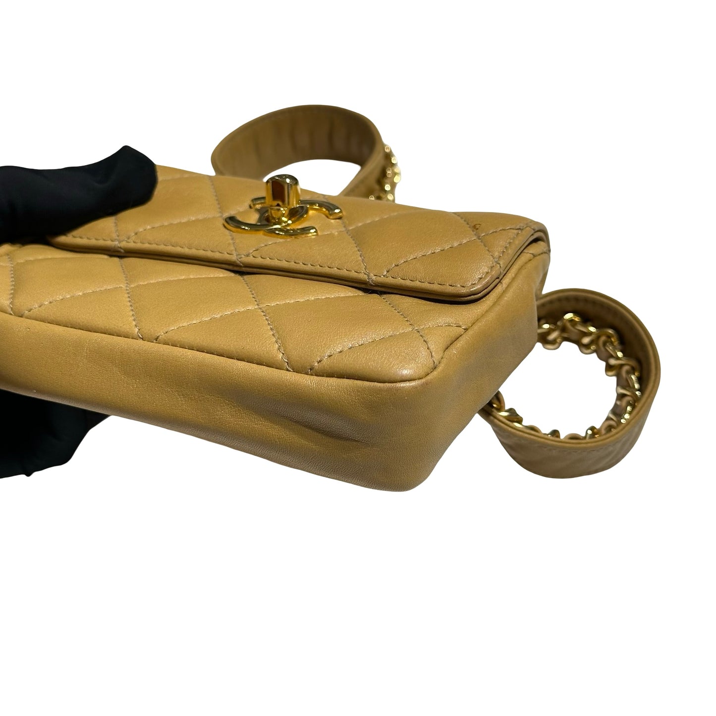 CHANEL VINTAGE BELT BAG BEIGE [20004214]