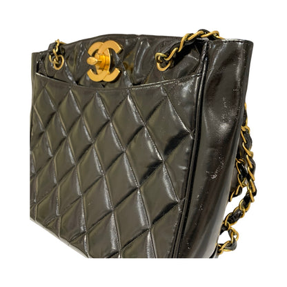 Matelasse Quilted Patent leather  Tote Bag [101280]