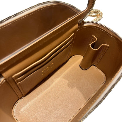 CHANEL BEIGE GHW VANITY WITH HANDLE [3000689]