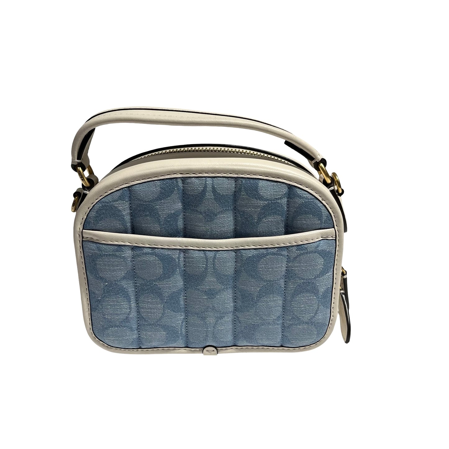 COACH BLUE CANVAS SHOULDER BAG [3000666]