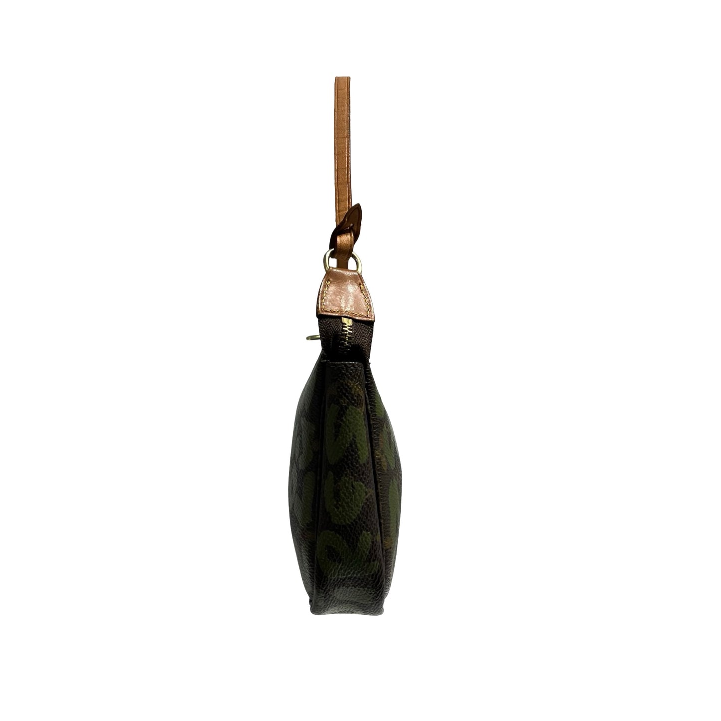 LV GRAFFITI POCHETTE BROWN GREEN [3000793]