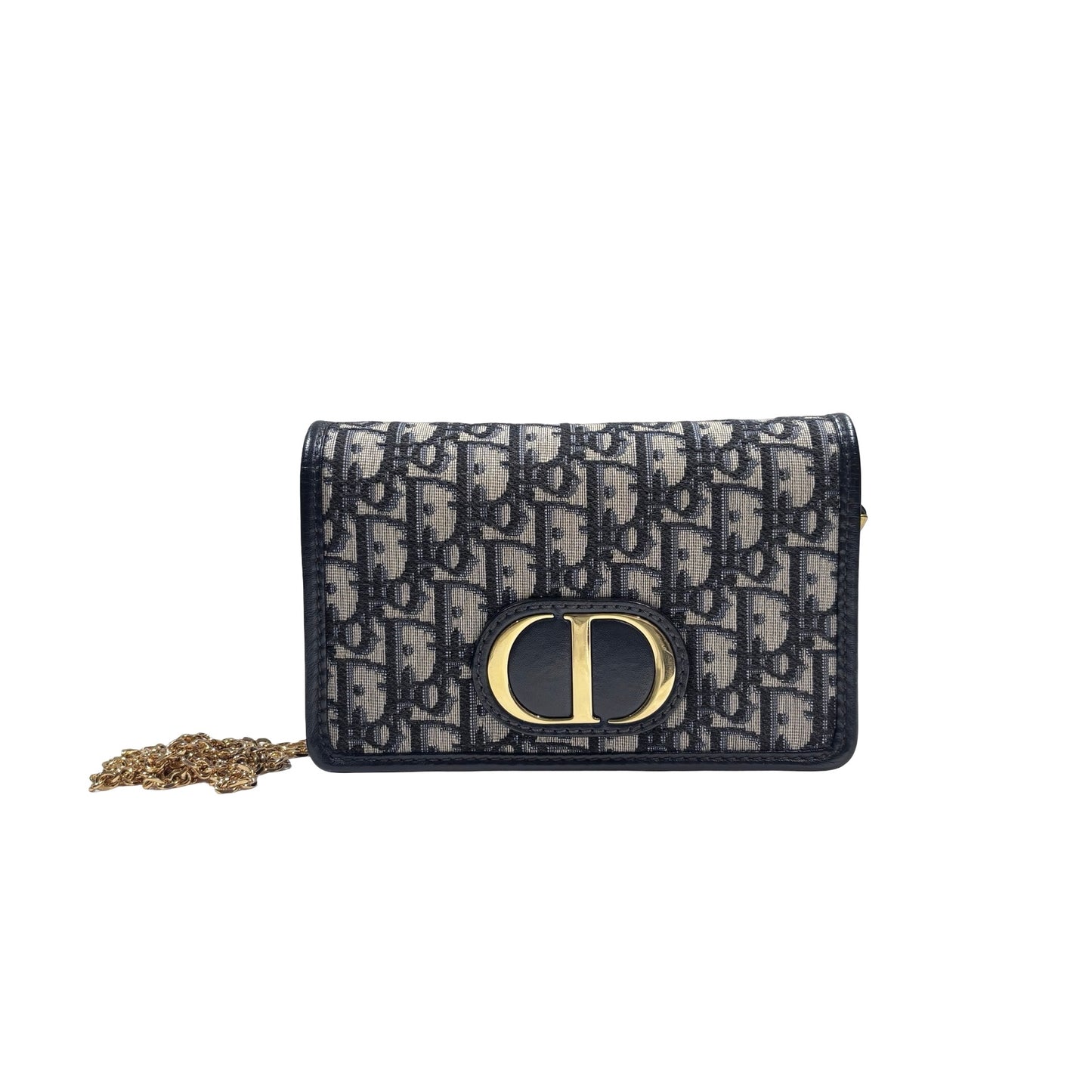 DIOR SLG 30 MONTAIGNE POUCH WITH STRAP & CHAIN [3001916]
