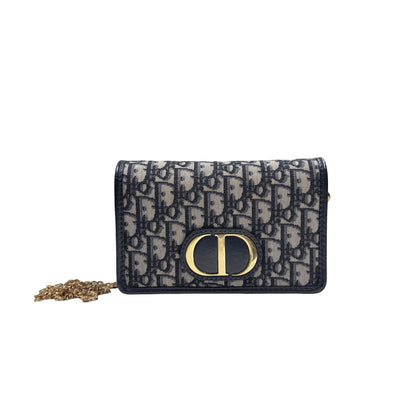 DIOR SLG 30 MONTAIGNE POUCH WITH STRAP & CHAIN [3001916]