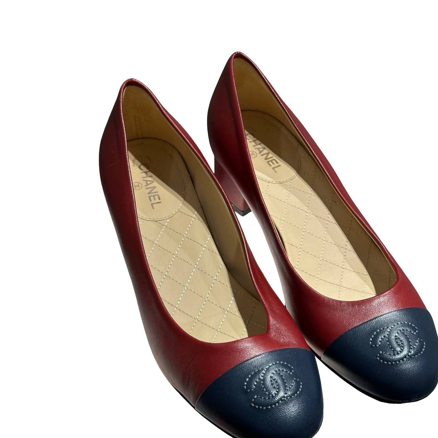 CHANEL RED HEELS [3001030]