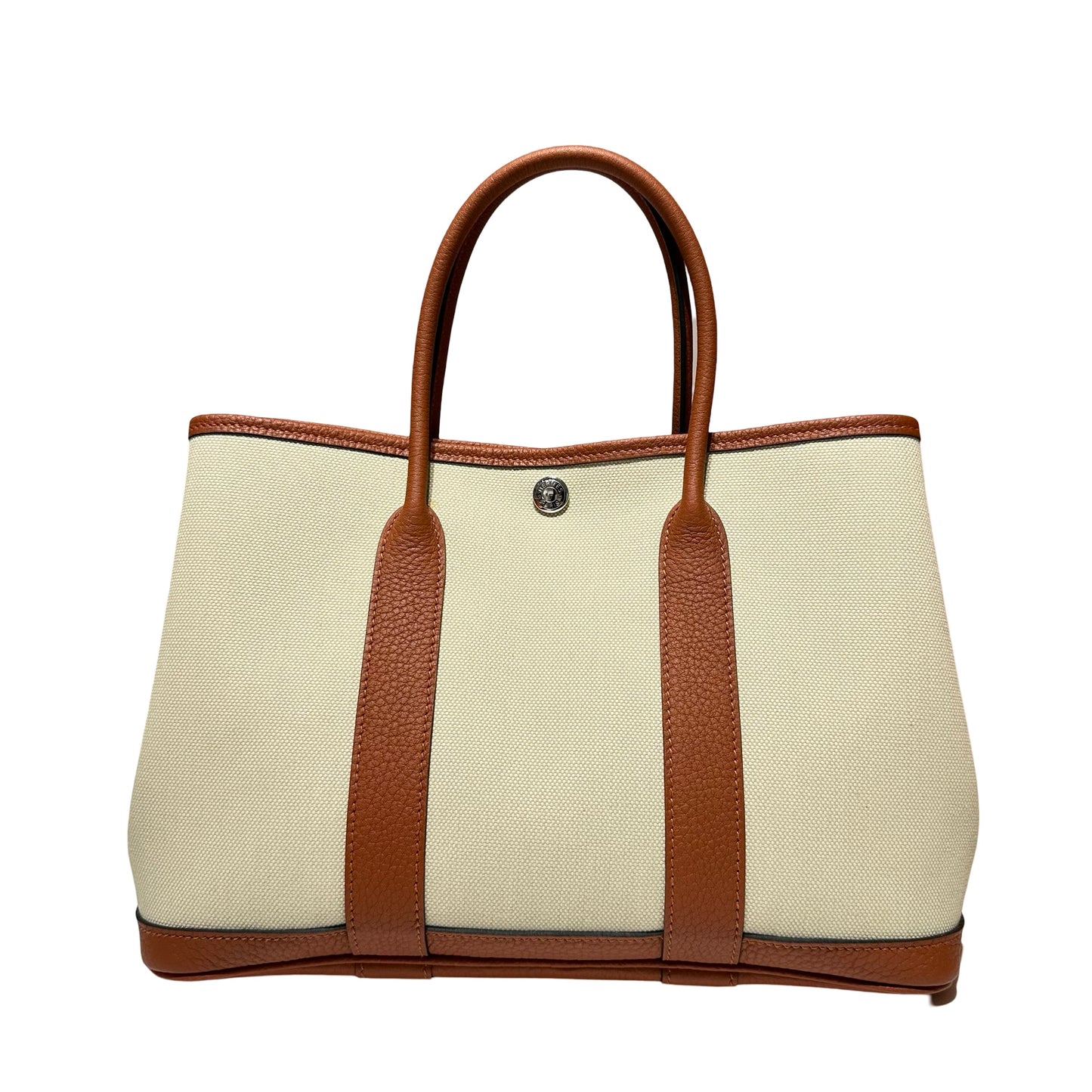 Calf Skin,Canvas Garden Party 30 Hand bag [101668]