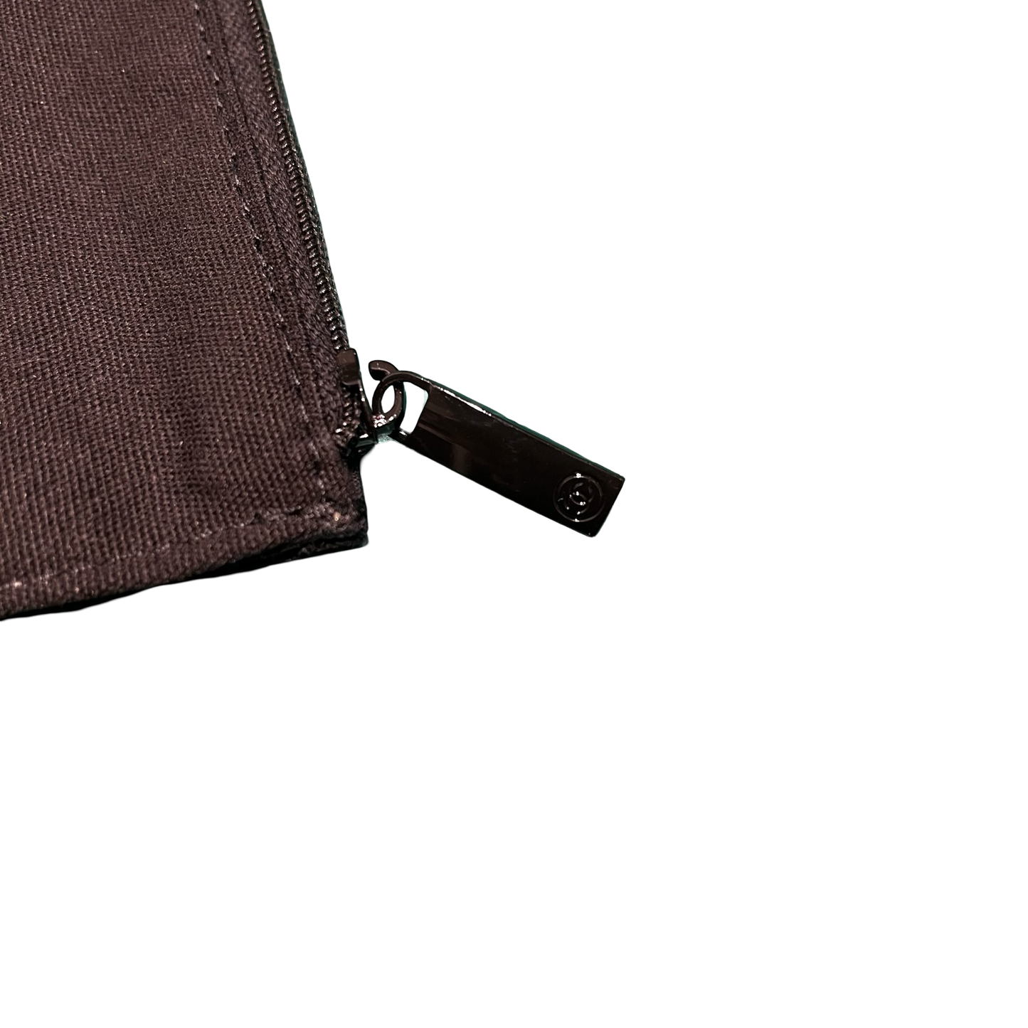 CHANEL BEAUTY POUCH BLACK COTTON [20004251]