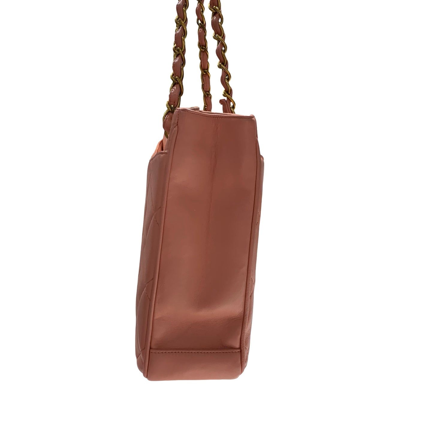CHANEL VINTAGE CC TURN-LOCK CHAIN SHOULDER BAG [A04210]