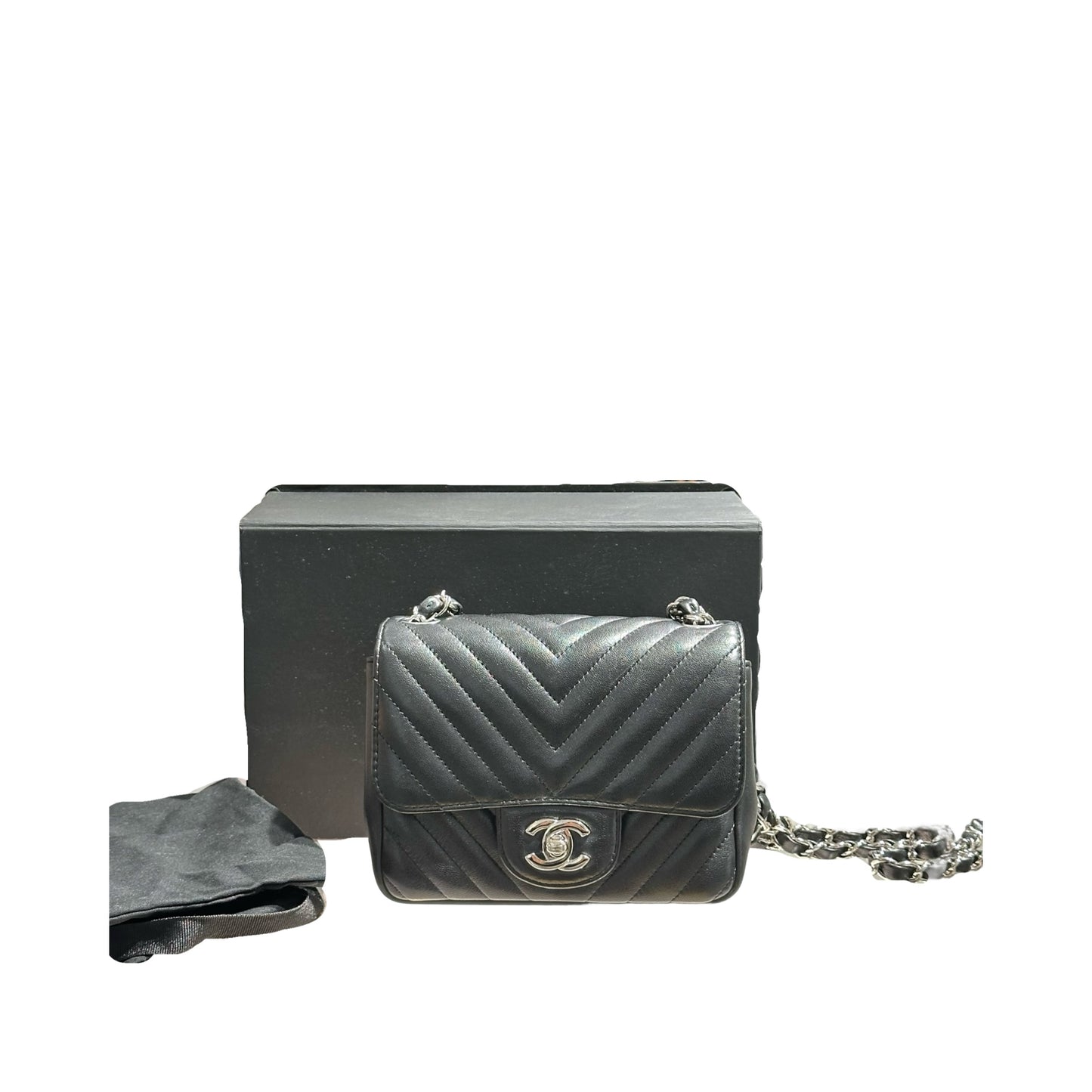 CHANEL V LINE 17CM MINI FLAP BAG [3000457]