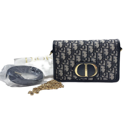 DIOR SLG 30 MONTAIGNE POUCH WITH STRAP & CHAIN [3001916]