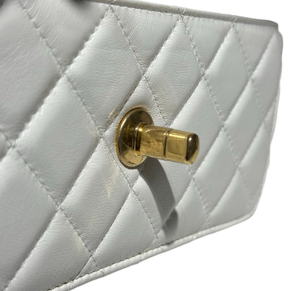 Matelasse Quilted Oil wax leather Chanel Woc Two Way Shoulder Bag [101673]