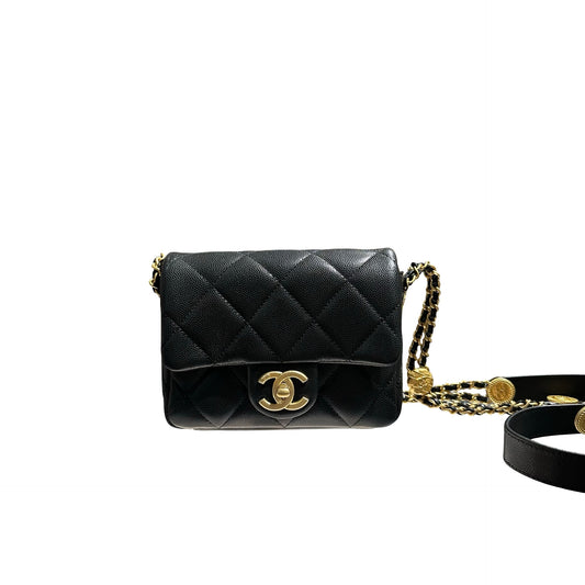 CHANEL MINI FLAP 17CM BAG [3000529]