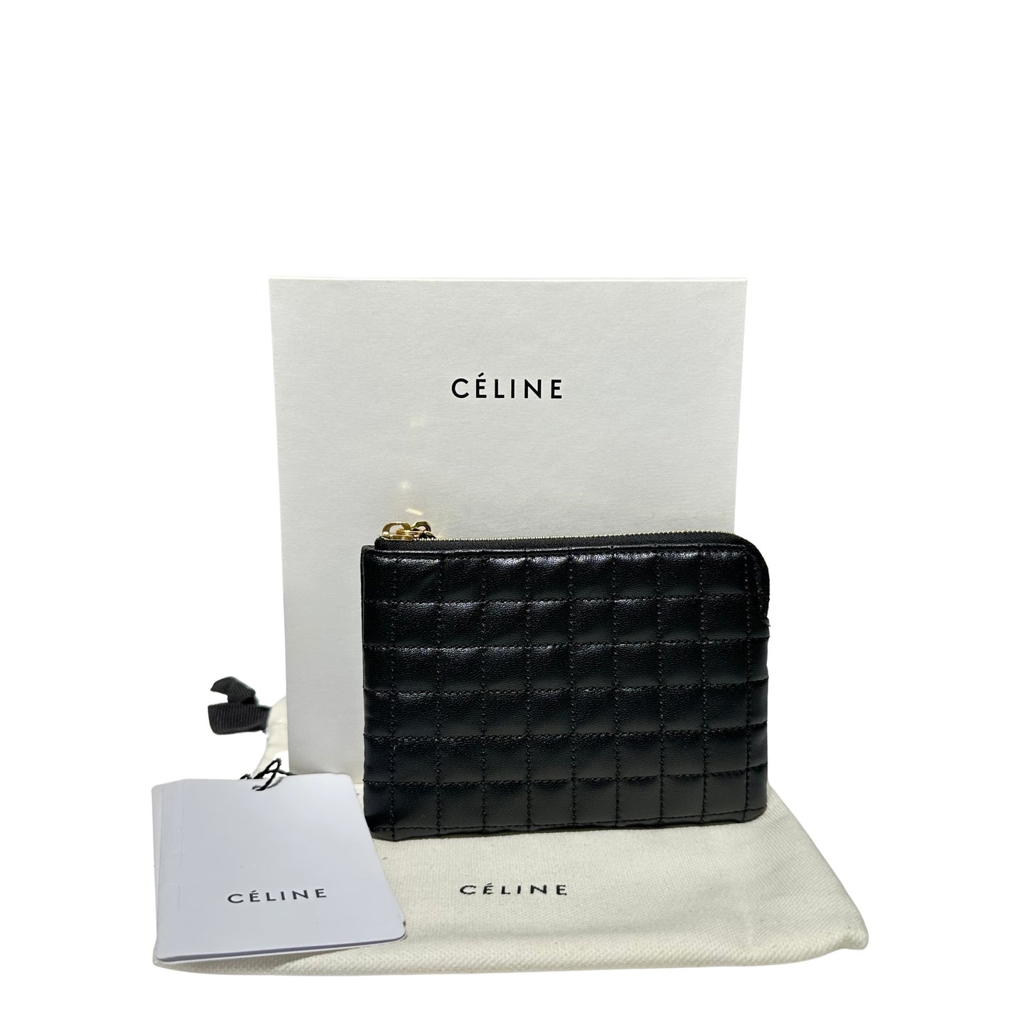 Calf Skin C charm pouch Wallet [101640]