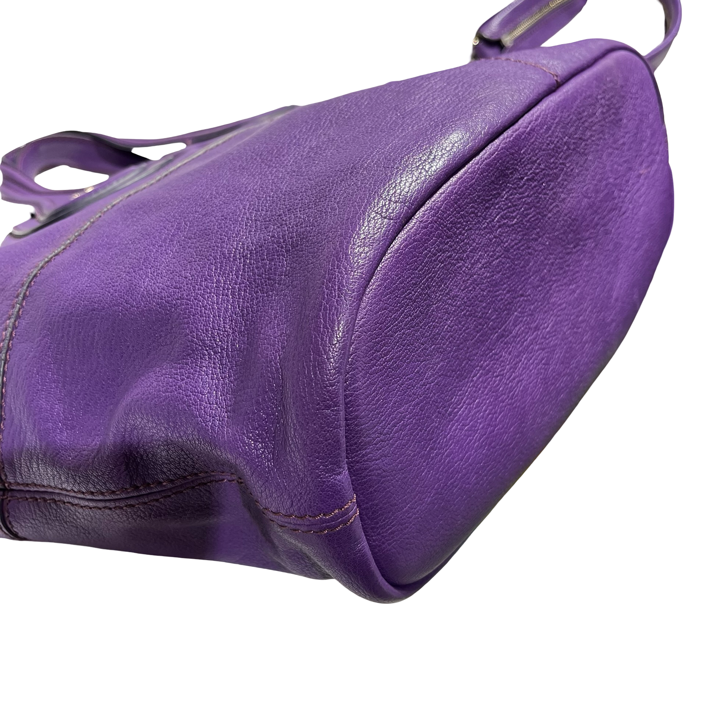 GIVENCHY PURPLE LEATHER SHOULDER BAG [3000658]