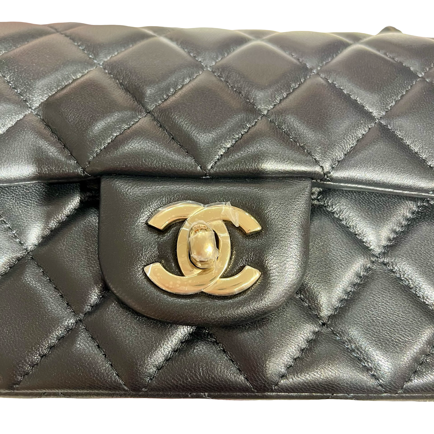 CHANEL CF 20 BLACK LAMBSKIN GHW [3000611]