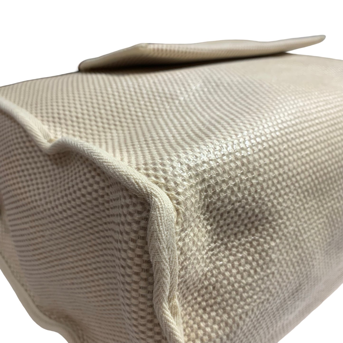 HERMES HERBAG CABAS MM TOILE HAND BAG [A04202]