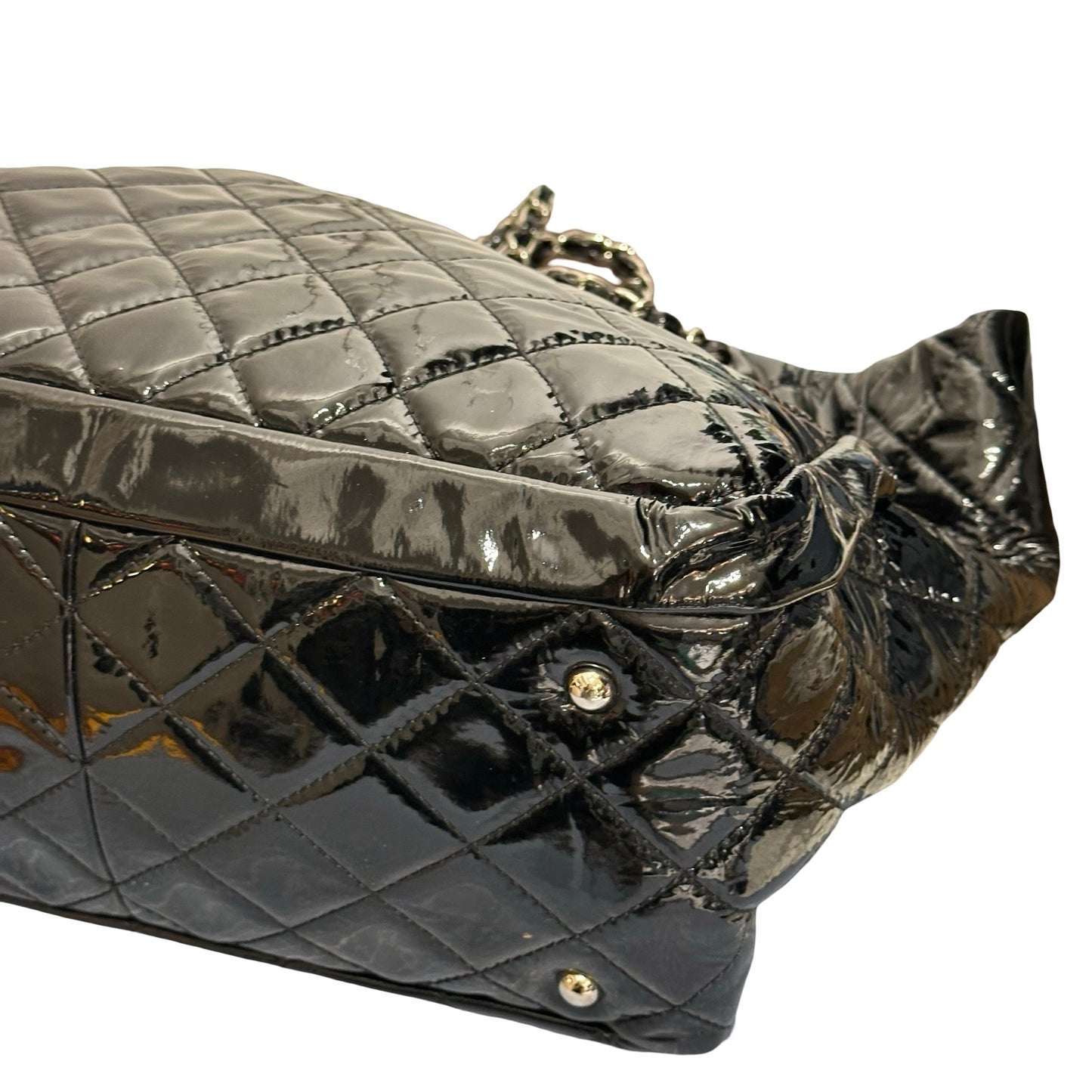 CHANEL PATENT TOTE BAG [3001038]