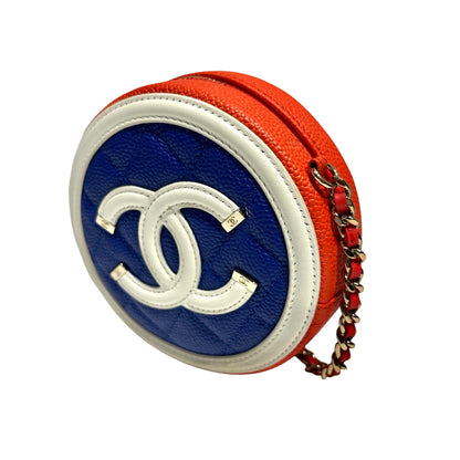 CHANEL ROUND FILIGREE CHAIN SHOUDLER BAG[3001184]