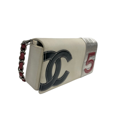 CHANEL VINTAGE NO.5 EAST WEST CHAIN SHOULDER BAG [3000364]