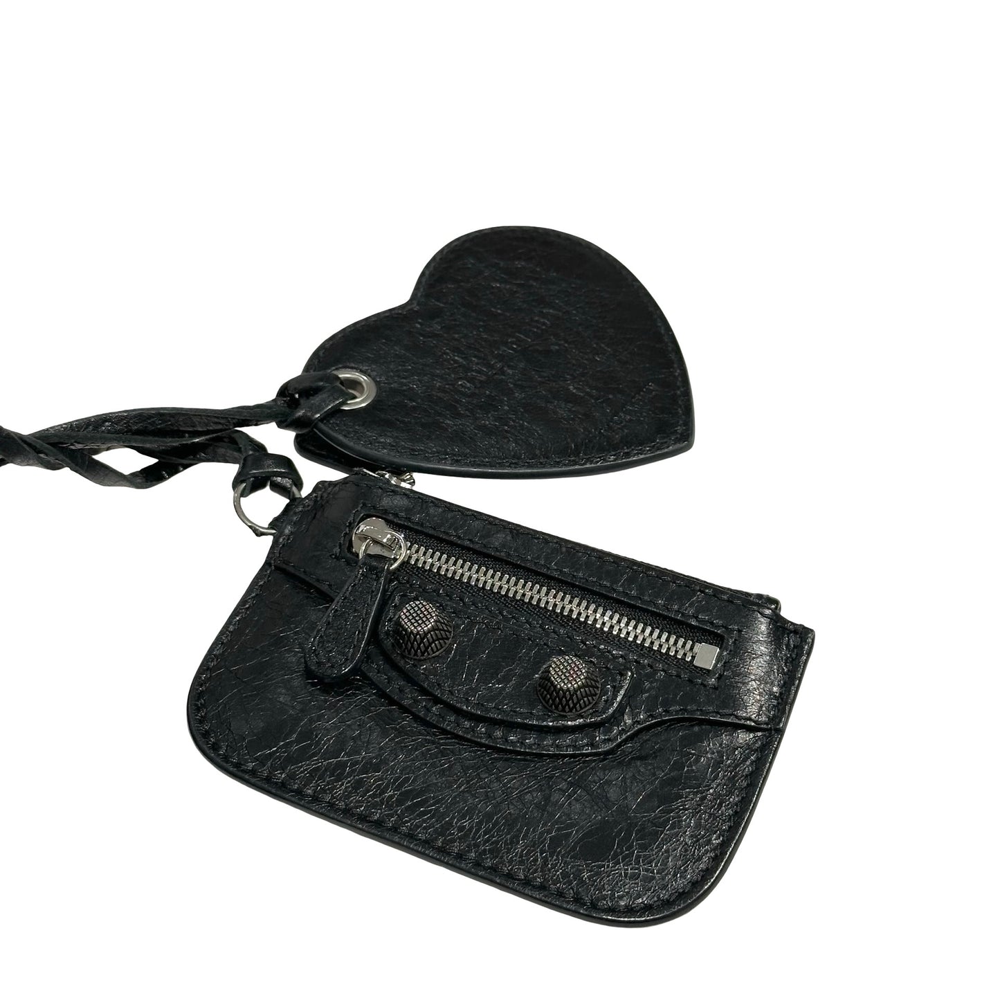 BALENCIAGA LE CAGOLE XS BLACK CALFSKIN PHW SHOULDER BAG [3000642]