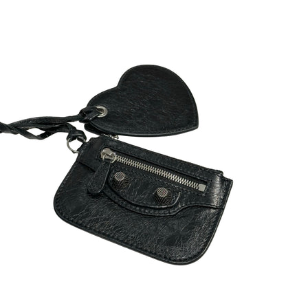 BALENCIAGA LE CAGOLE XS BLACK CALFSKIN PHW SHOULDER BAG [3000642]