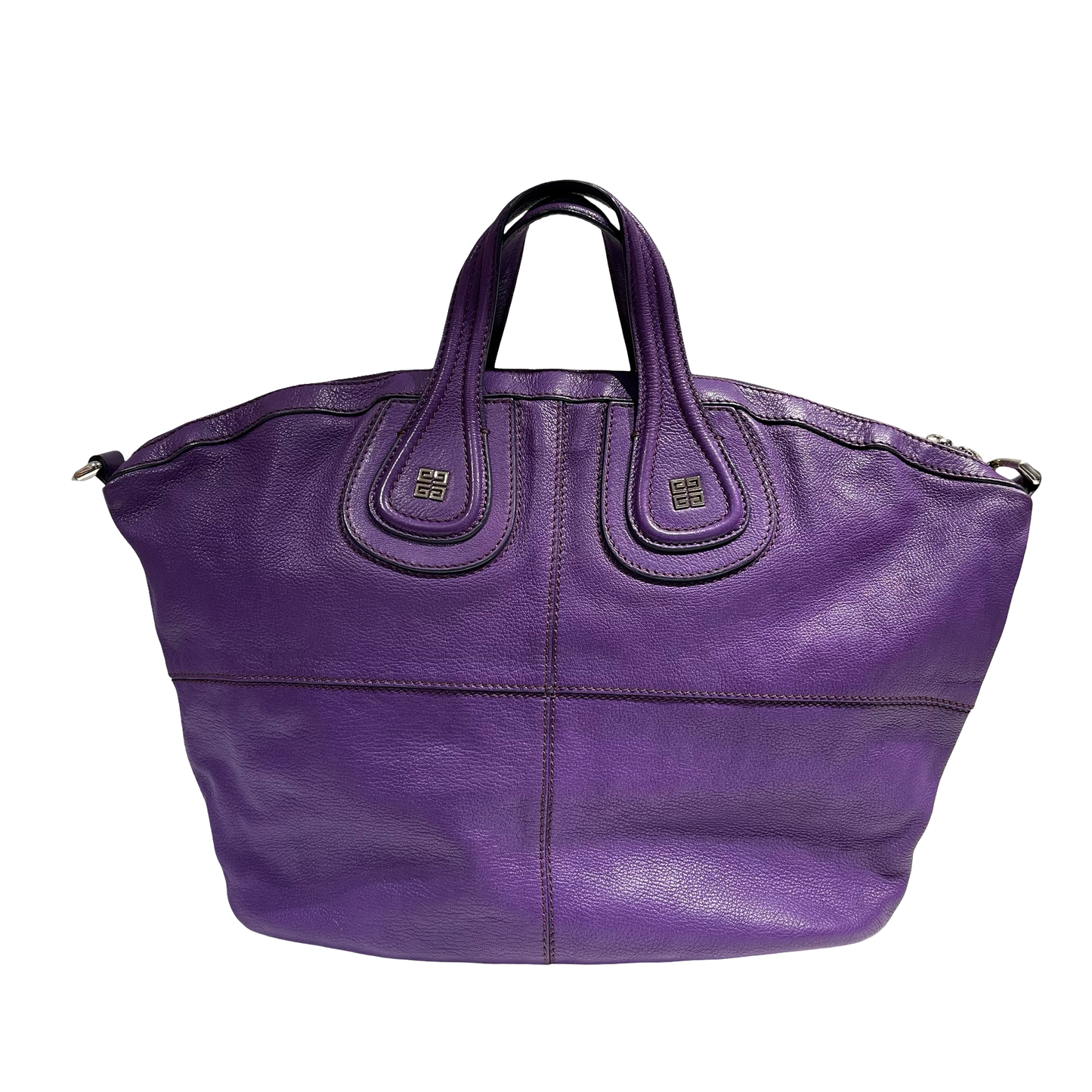 GIVENCHY PURPLE LEATHER SHOULDER BAG [3000658]
