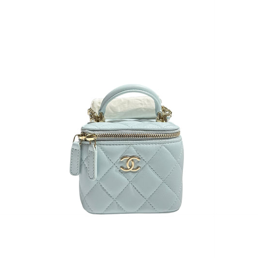 CHANEL MINI VANITY BLUE [2004213]