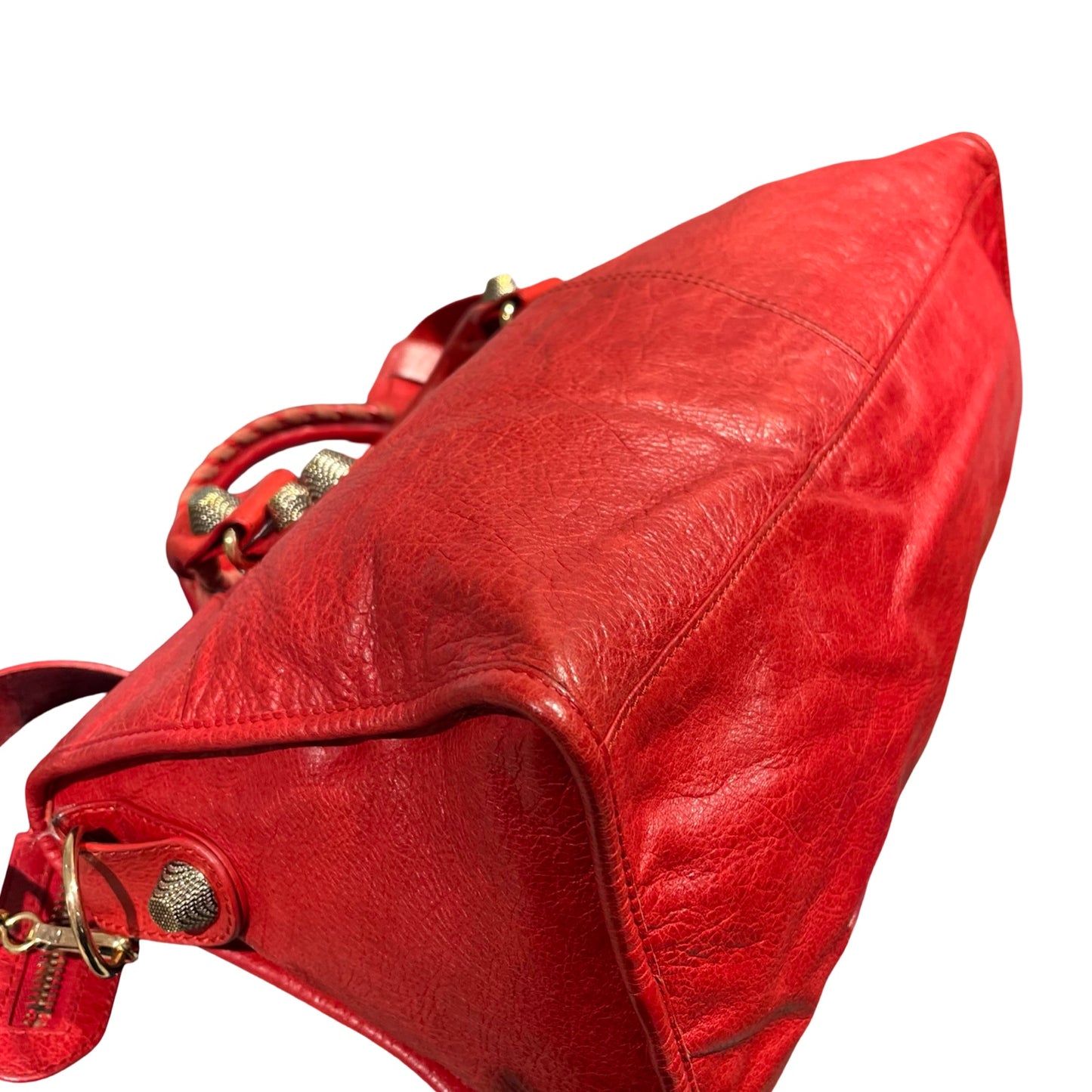 BALENCIAGA LE CITY CALFSKIN RED GHW[3001095]