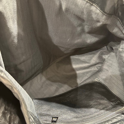 LOEWE FOLD SHOPPER BAG BLACK LAMBSKIN [3001376]