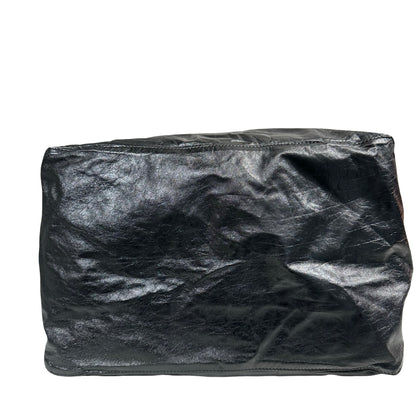 LOEWE FOLD SHOPPER BAG BLACK LAMBSKIN [3001376]