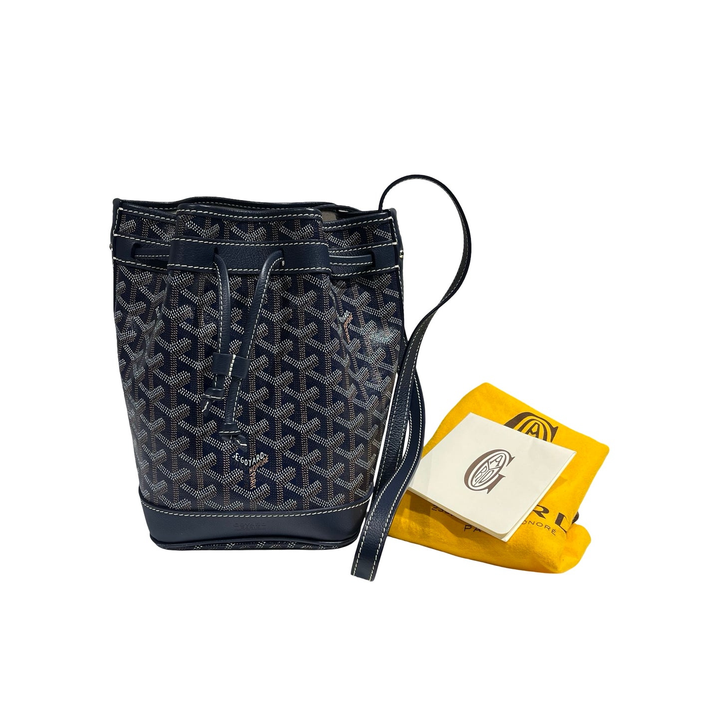 GOYARD PETIT FLOT BUCKET NAVY [3001059]