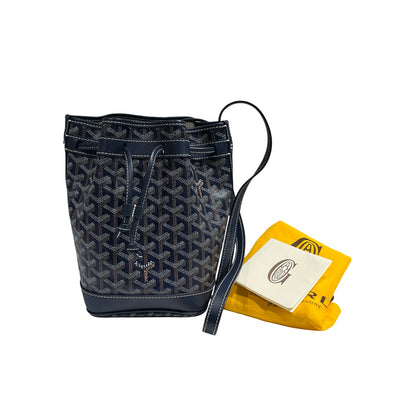 GOYARD PETIT FLOT BUCKET NAVY [3001059]