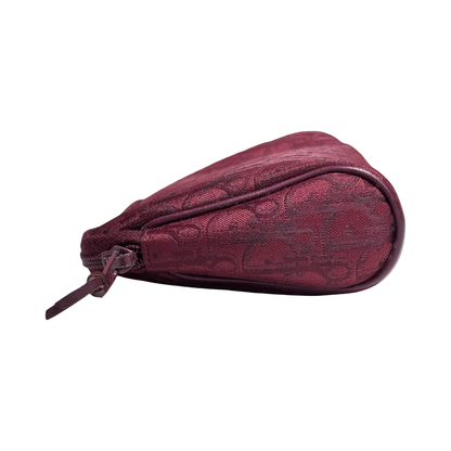 DIOR OBLIQUE VINTAGE CLUTCH RED HANDBAG [3000516]