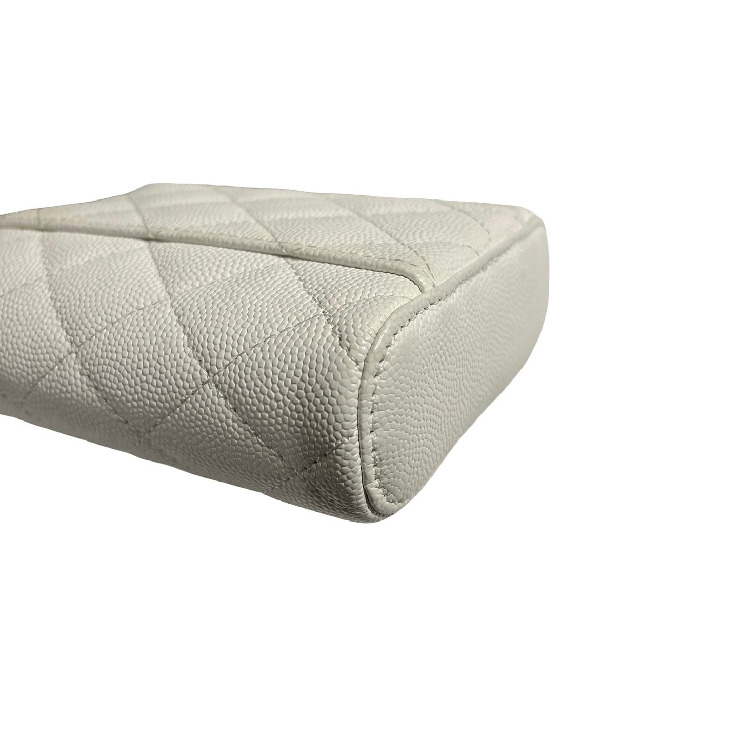 CHANEL VANITY CHAIN BAG WHITE [3001060]