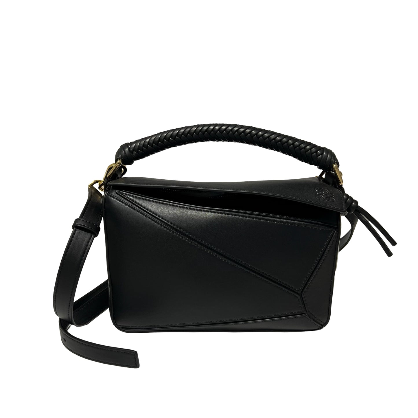 Calf Skin Small puzzle bag in mellow Two Way Shoulder Bag [101229]