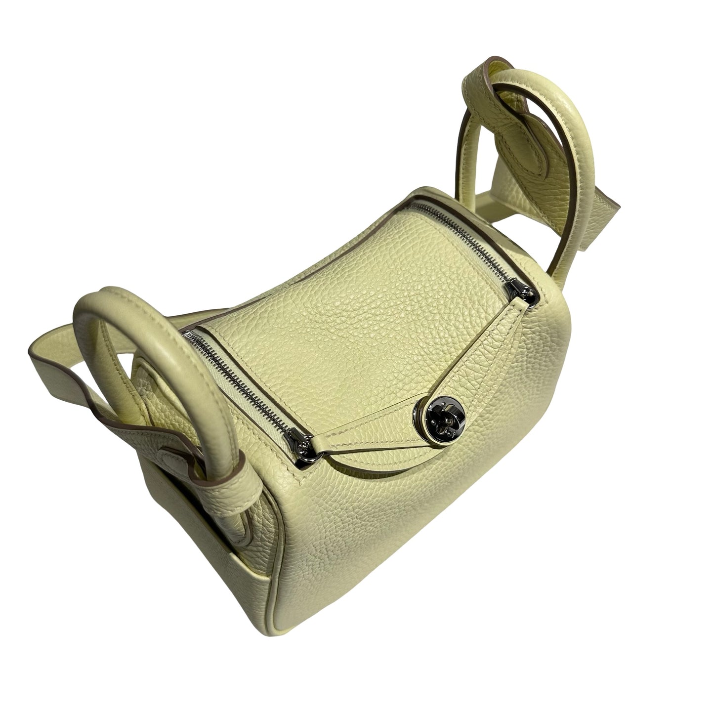 HERMES MINI LINDY I8 YELLOW PHW [3001150]