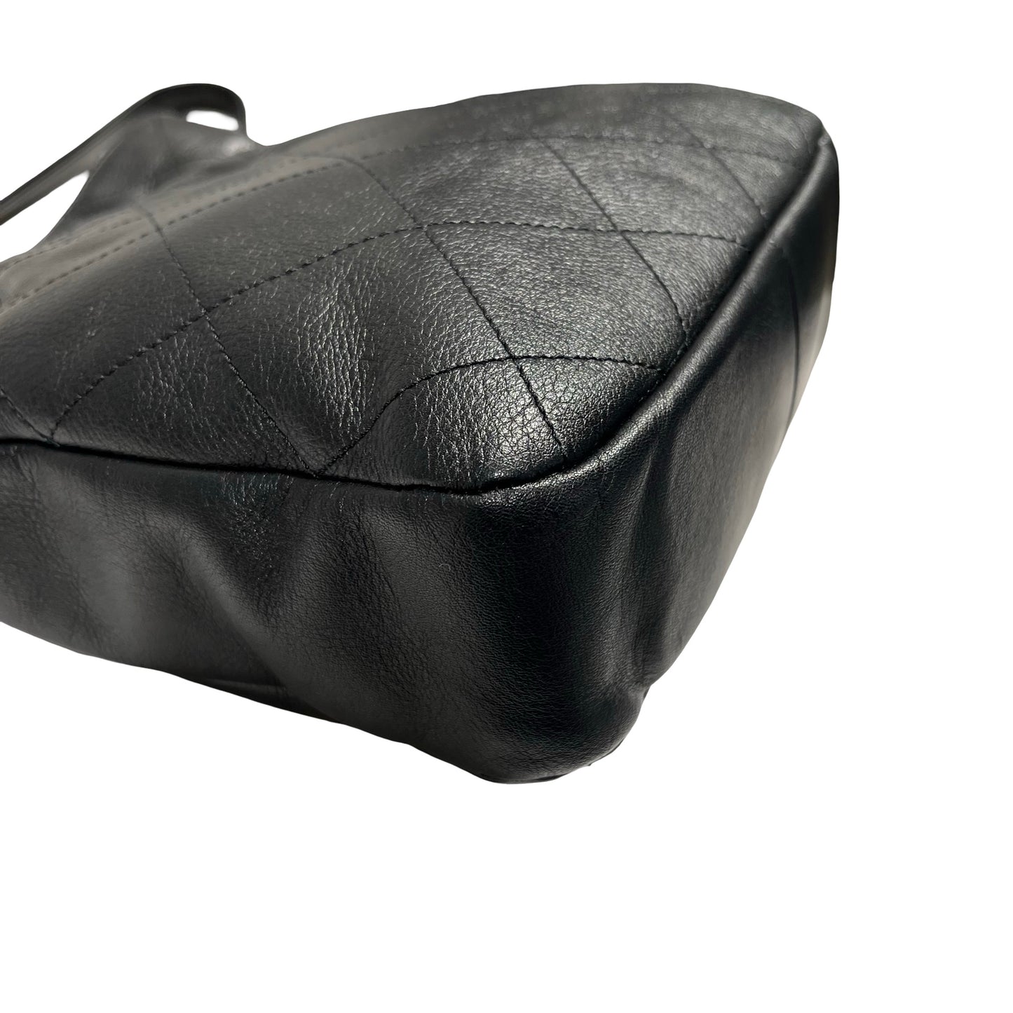 CHANEL BUCKET BAG BLACK GHW [3001201]