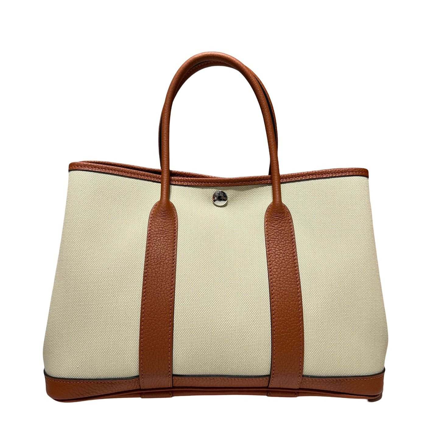 Calf Skin,Canvas Garden Party 30 Hand bag [101668]