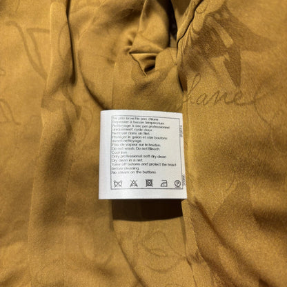CHANEL YELLOW CROPPED TWEED JACKET [3000262]