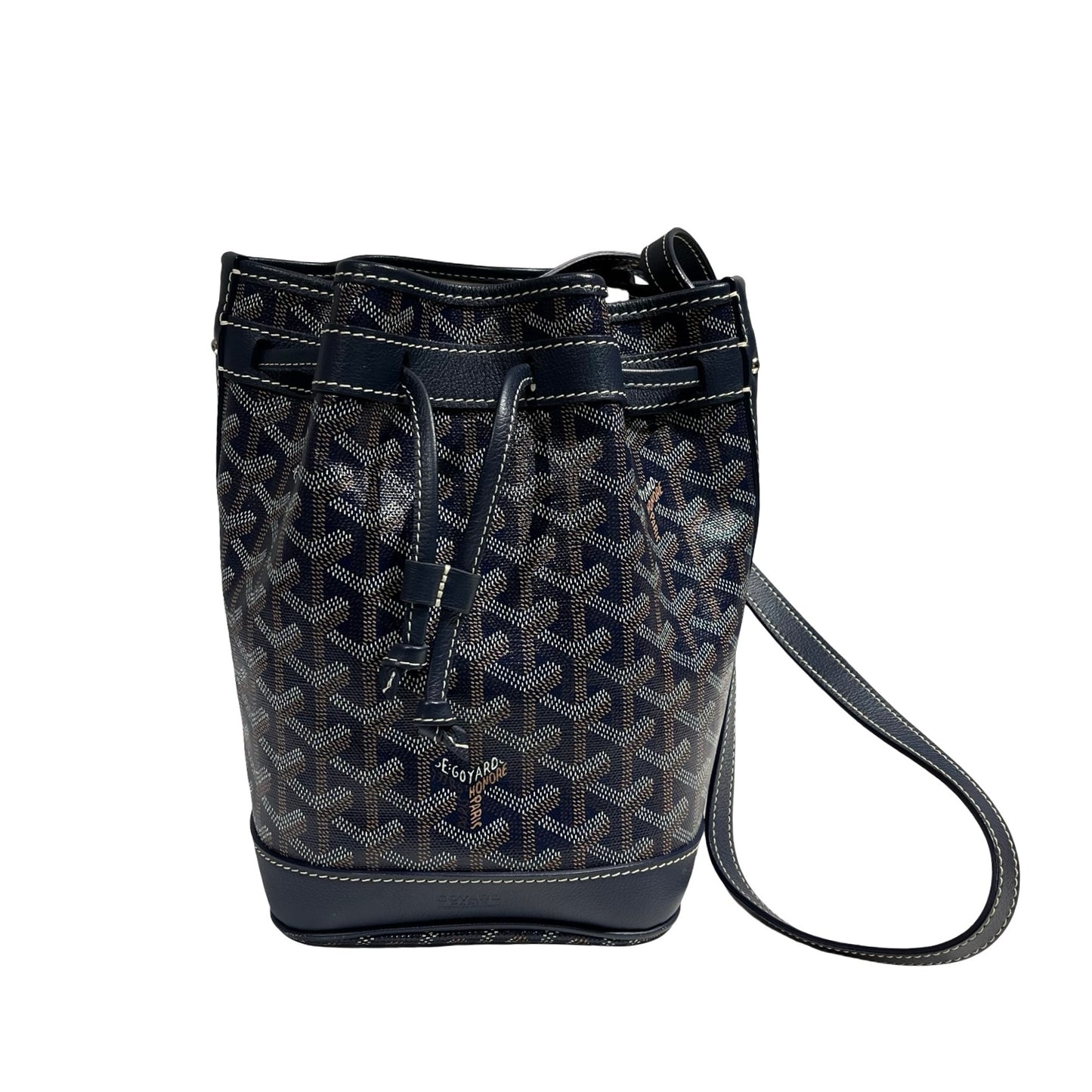 GOYARD PETIT FLOT BUCKET NAVY [3001059]