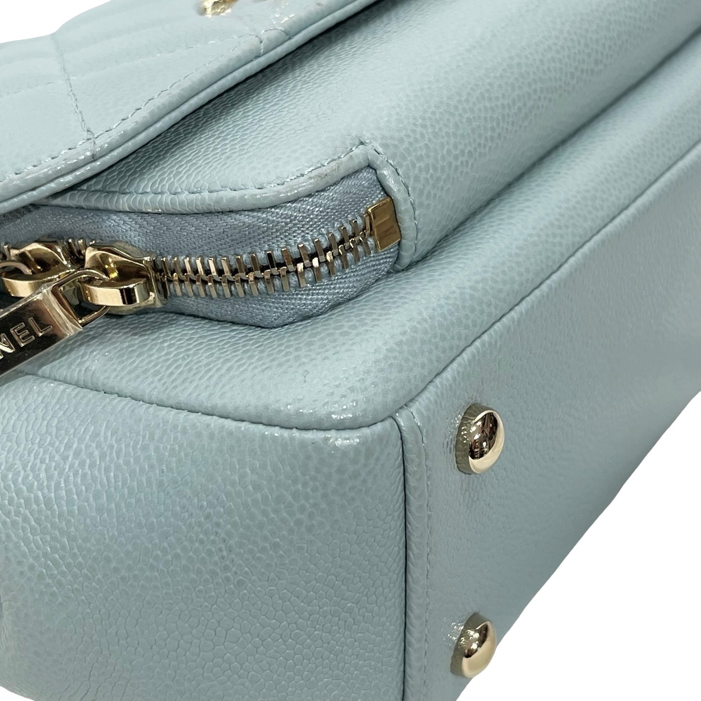 CHANEL AFFINITY BLUE GHW CAVIAR CHAIN SHOULDER BAG [3001753]