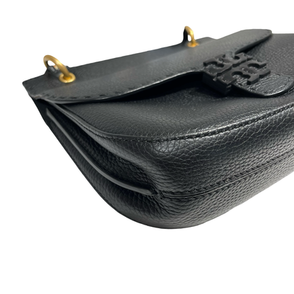 TORY BURCH BLACK LEATHER SHOULDER BAG [3000660]