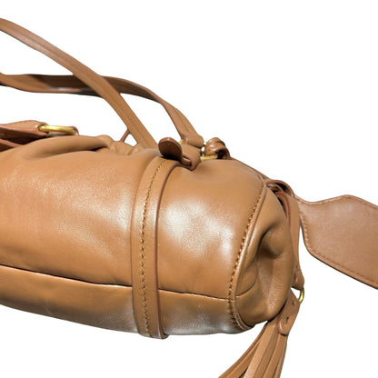 MIU MIU JOIE MINI BROWN NAPPA GHW [3001119]